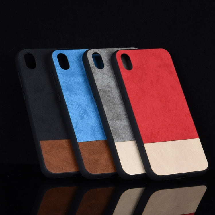Shockproof Color Matching Denim PC + PU + TPU Protective Case for Huawei Y5 (2019) / Honor 8S