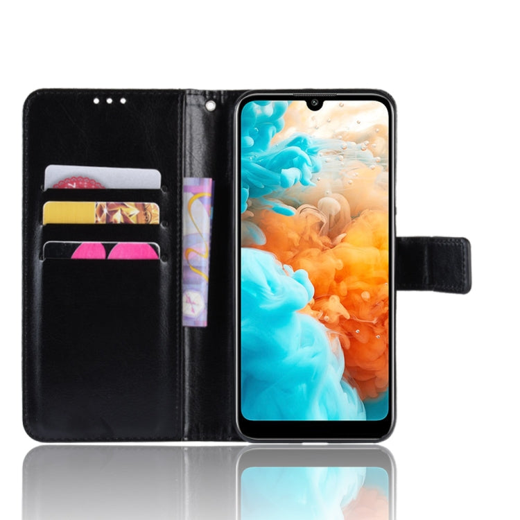 Retro Crazy Horse Texture Horizontal Flip Leather Case for Huawei Y6 Pro (2019), with Holder & Card Slots & Photo Frame