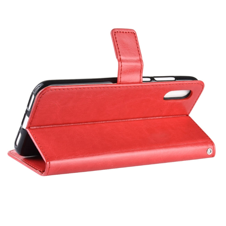 Retro Crazy Horse Texture Horizontal Flip Leather Case for Huawei Y6 Pro (2019), with Holder & Card Slots & Photo Frame