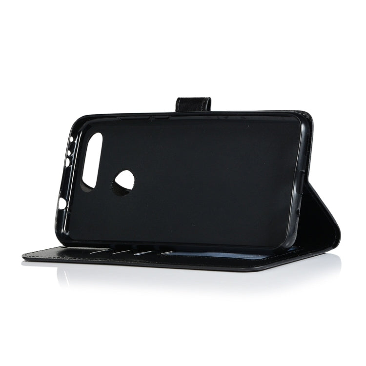 Crazy Horse Texture Horizontal Flip Leather Case with Holder & Card Slots & Wallet & Photo Frame for Huawei Honor V20