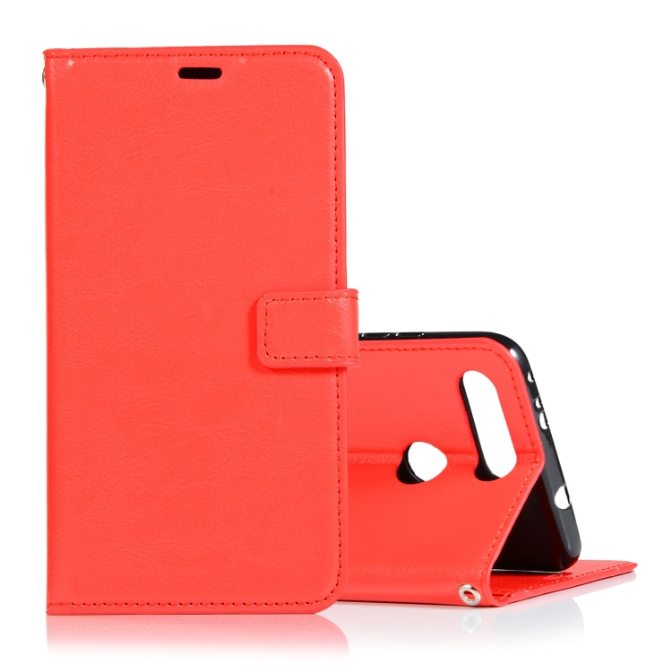 Crazy Horse Texture Horizontal Flip Leather Case with Holder & Card Slots & Wallet & Photo Frame for Huawei Honor V20