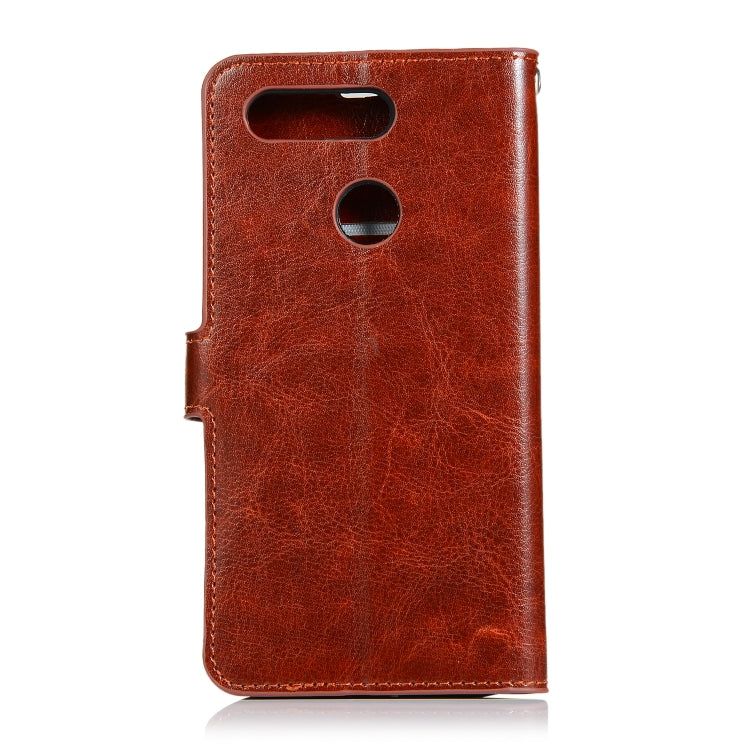 Crazy Horse Texture Horizontal Flip Leather Case with Holder & Card Slots & Wallet & Photo Frame for Huawei Honor V20