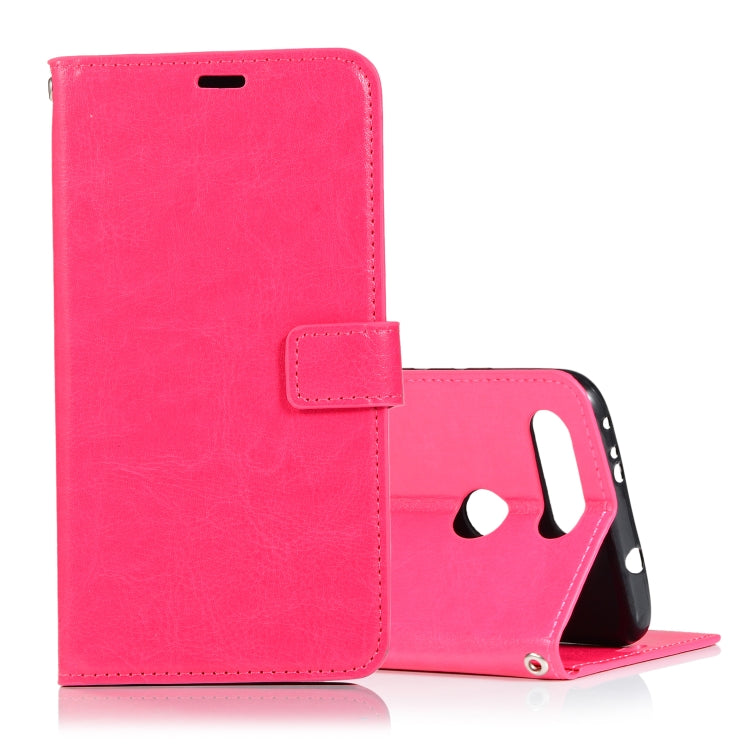 Crazy Horse Texture Horizontal Flip Leather Case with Holder & Card Slots & Wallet & Photo Frame for Huawei Honor V20