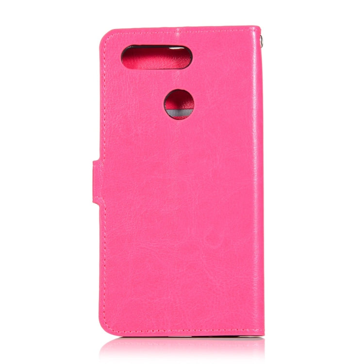 Crazy Horse Texture Horizontal Flip Leather Case with Holder & Card Slots & Wallet & Photo Frame for Huawei Honor V20