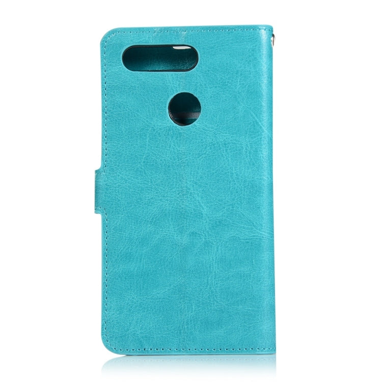 Crazy Horse Texture Horizontal Flip Leather Case with Holder & Card Slots & Wallet & Photo Frame for Huawei Honor V20