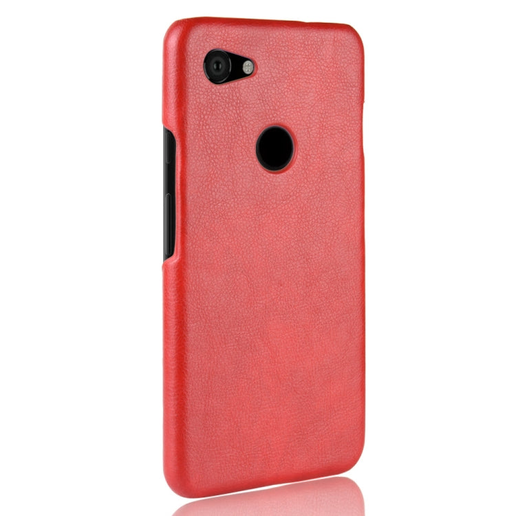Shockproof Litchi Texture PC + PU Case for Google Pixel 3a XL