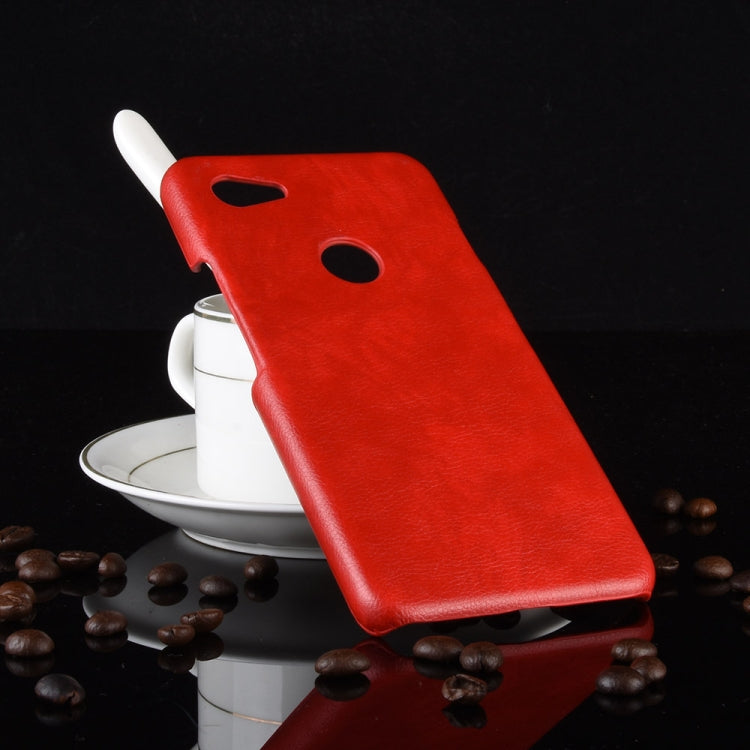 Shockproof Litchi Texture PC + PU Case for Google Pixel 3a XL