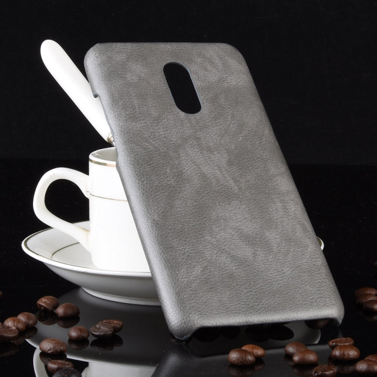 Litchi Texture PC + PU Shockproof Case for OnePlus 7