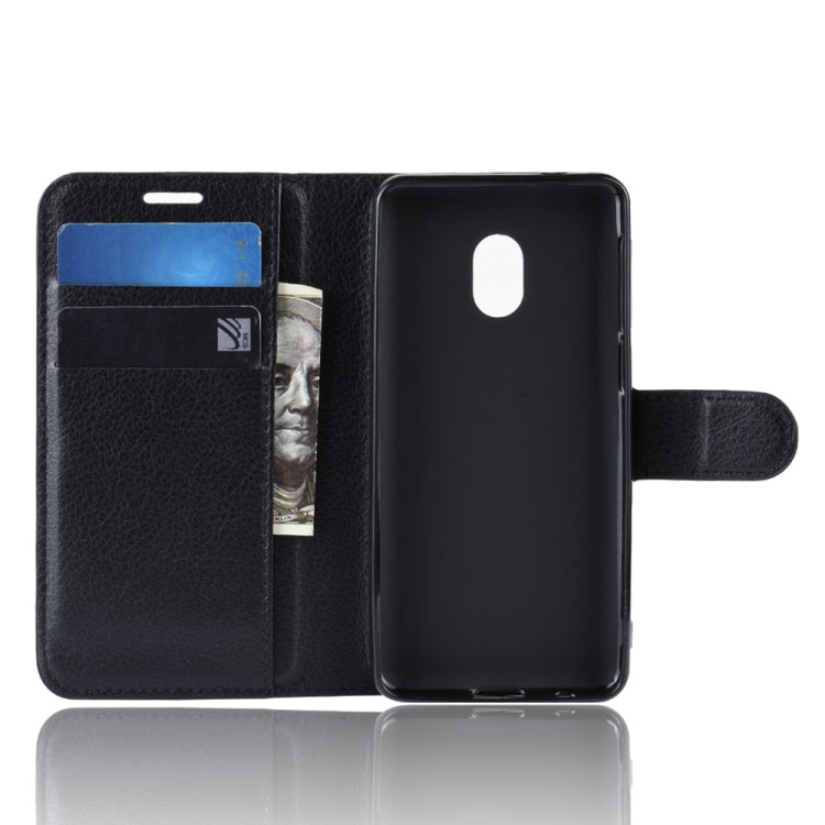 Litchi Texture Horizontal Flip Leather Case for Alcatel 1C 2019, with Holder & Card Slots & Wallet