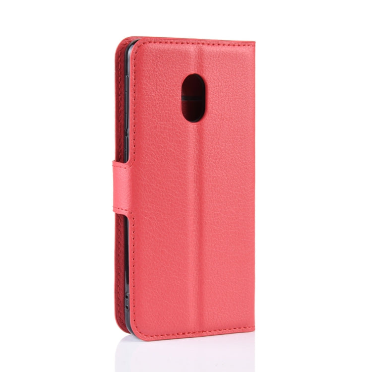 Litchi Texture Horizontal Flip Leather Case for Alcatel 1C 2019, with Holder & Card Slots & Wallet
