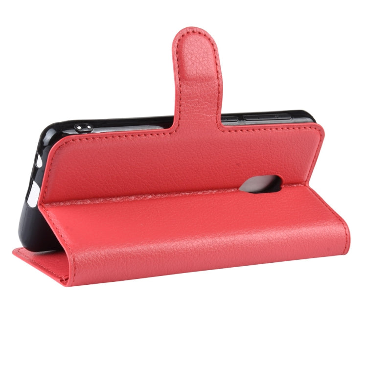 Litchi Texture Horizontal Flip Leather Case for Alcatel 1C 2019, with Holder & Card Slots & Wallet