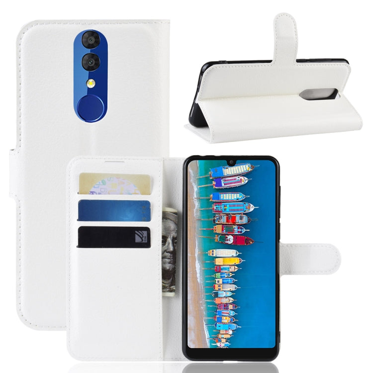 Litchi Texture Horizontal Flip Leather Case for Alcatel 3 2019, with Holder & Card Slots & Wallet