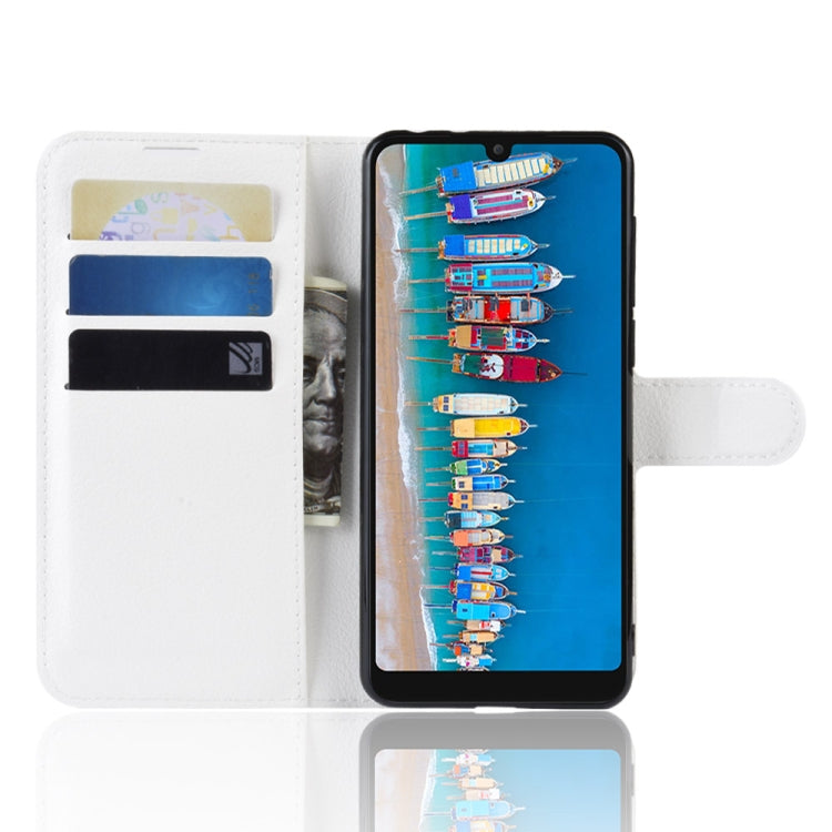 Litchi Texture Horizontal Flip Leather Case for Alcatel 3 2019, with Holder & Card Slots & Wallet