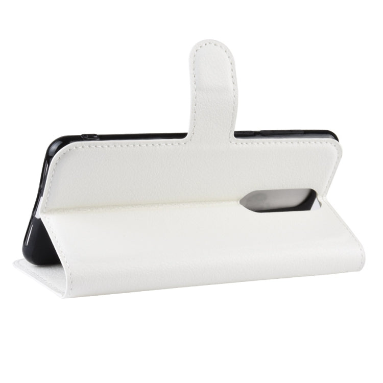 Litchi Texture Horizontal Flip Leather Case for Alcatel 3 2019, with Holder & Card Slots & Wallet