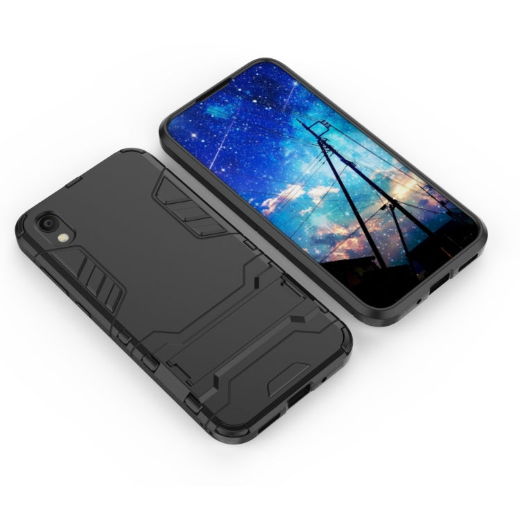 Shockproof PC + TPU Case for Huawei Honor 8S, with Holder