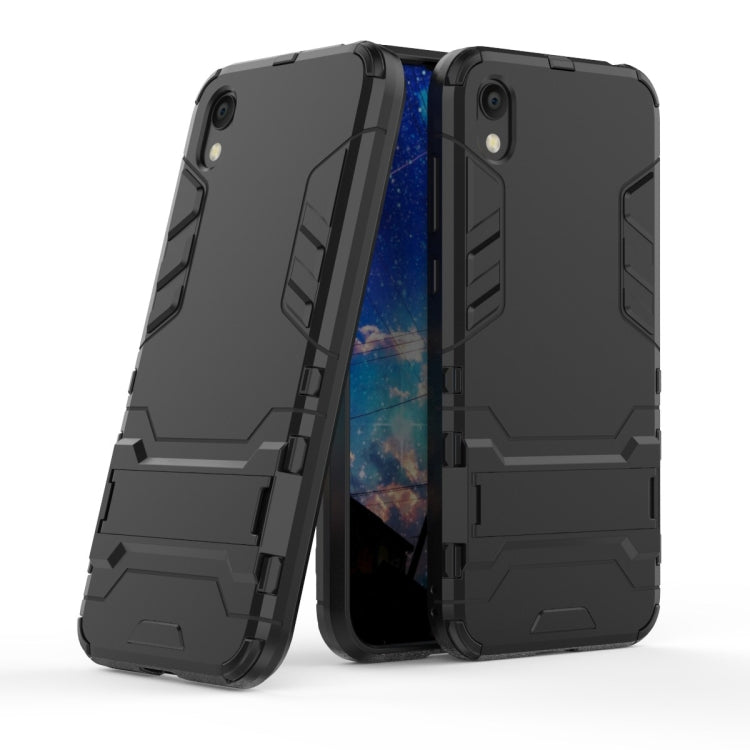 Shockproof PC + TPU Case for Huawei Honor 8S, with Holder
