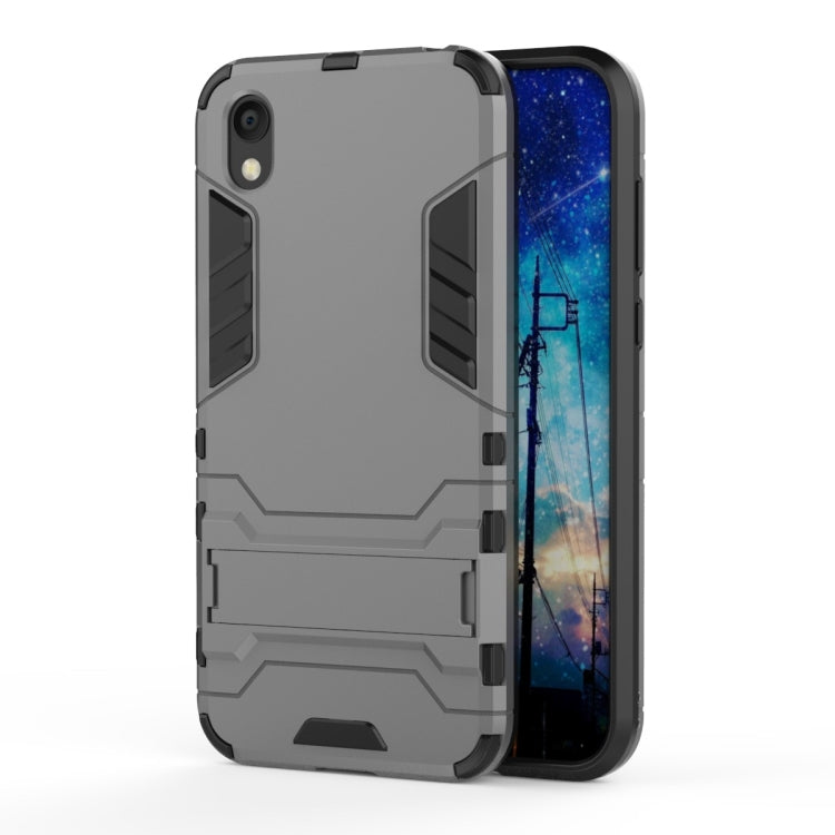 Shockproof PC + TPU Case for Huawei Honor 8S, with Holder