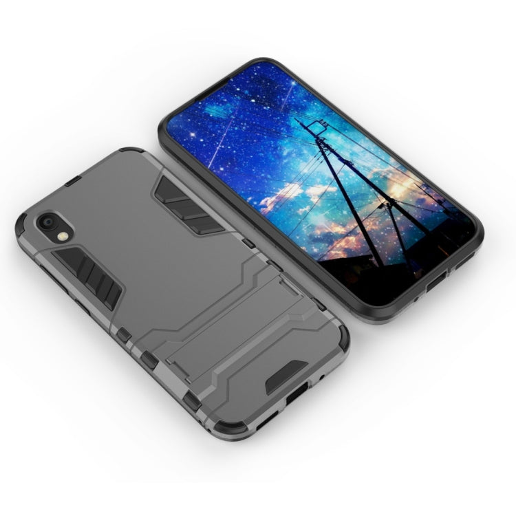 Shockproof PC + TPU Case for Huawei Honor 8S, with Holder