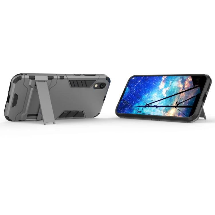 Shockproof PC + TPU Case for Huawei Honor 8S, with Holder