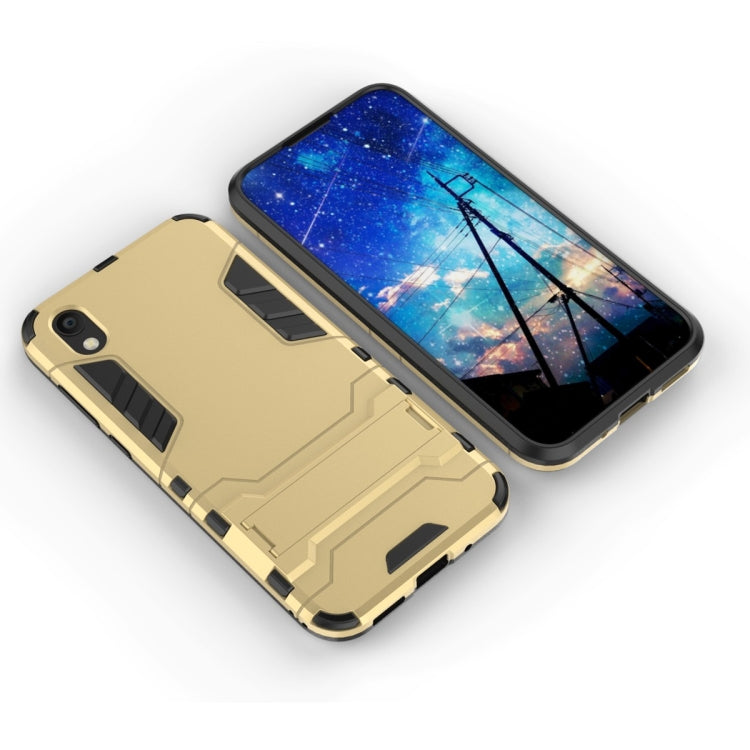 Shockproof PC + TPU Case for Huawei Honor 8S, with Holder