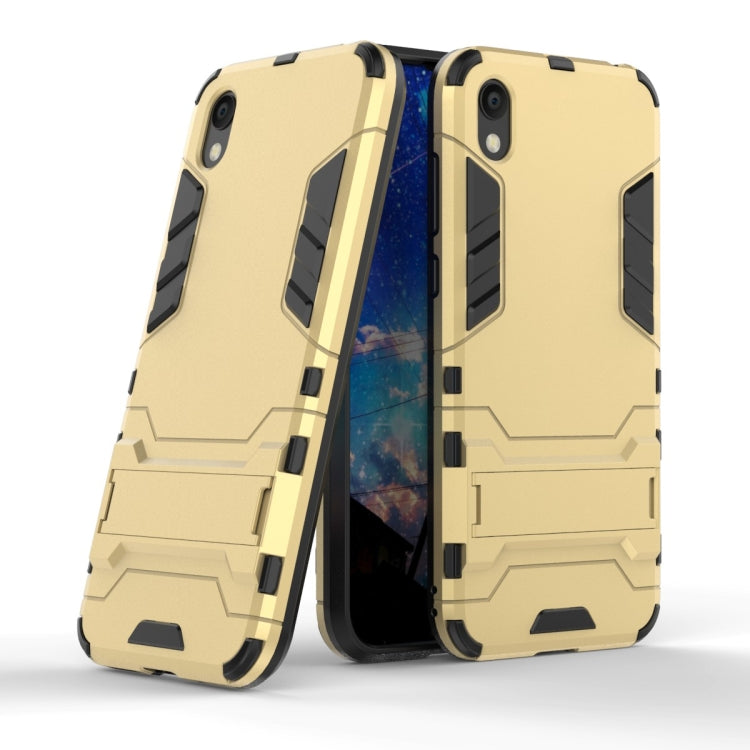 Shockproof PC + TPU Case for Huawei Honor 8S, with Holder