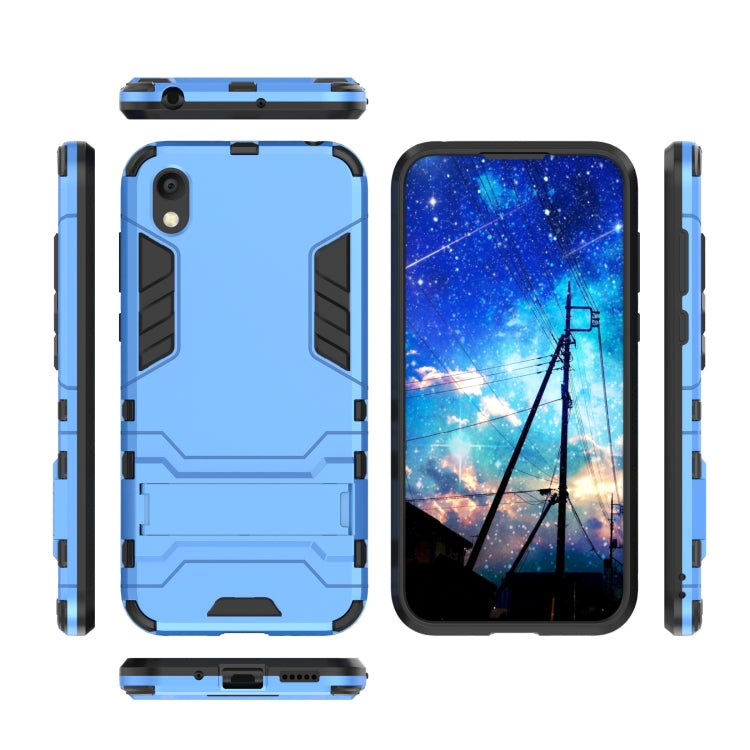 Shockproof PC + TPU Case for Huawei Honor 8S, with Holder
