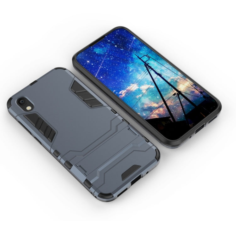 Shockproof PC + TPU Case for Huawei Honor 8S, with Holder