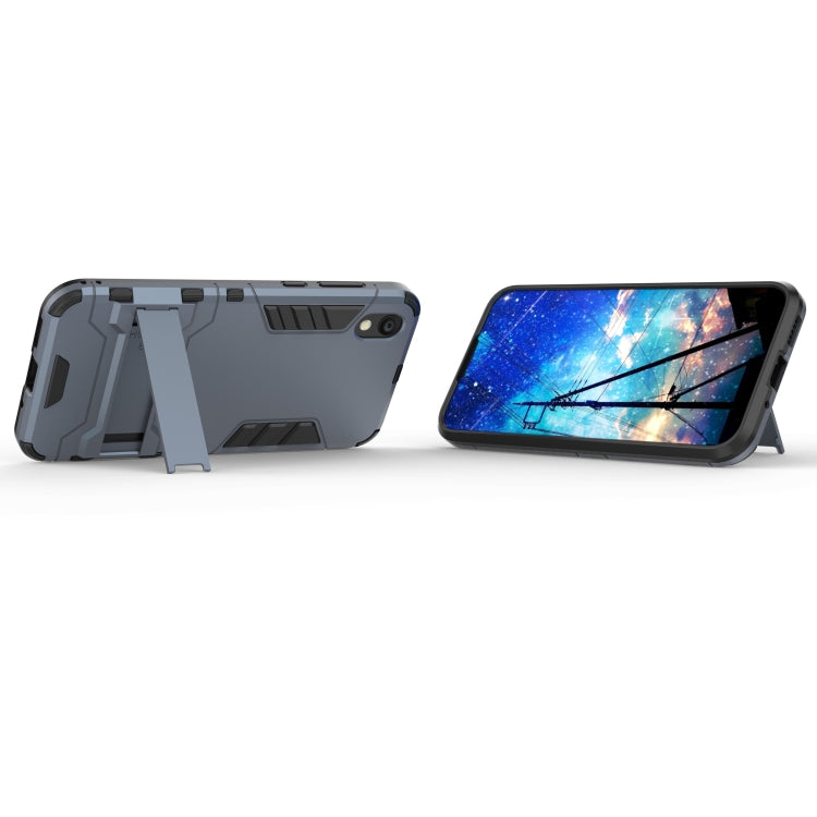 Shockproof PC + TPU Case for Huawei Honor 8S, with Holder