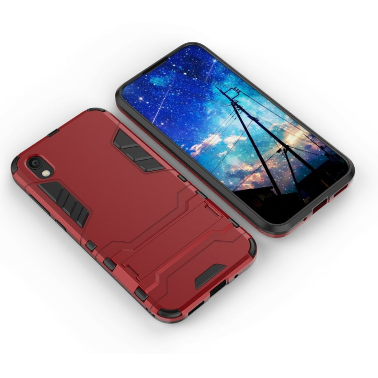 Shockproof PC + TPU Case for Huawei Honor 8S, with Holder