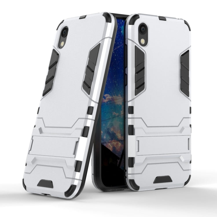 Shockproof PC + TPU Case for Huawei Honor 8S, with Holder