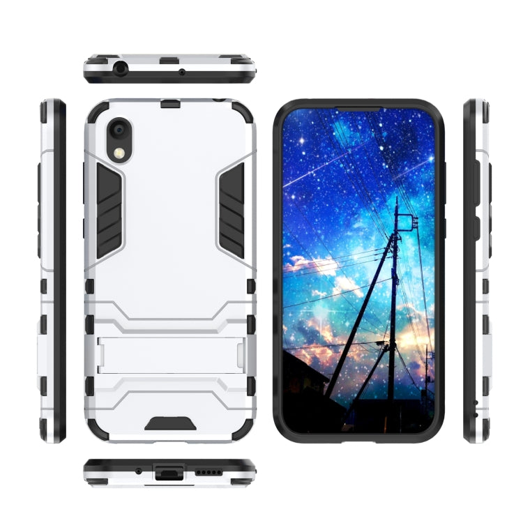 Shockproof PC + TPU Case for Huawei Honor 8S, with Holder