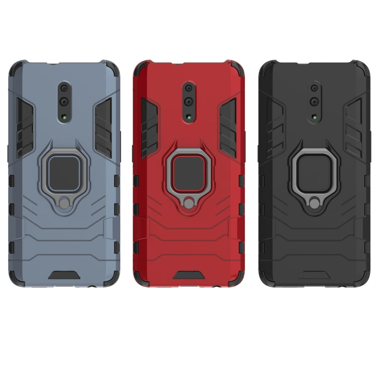 PC + TPU Shockproof Protective Case with Magnetic Ring Holder for OPPO Reno