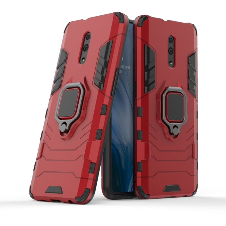 PC + TPU Shockproof Protective Case with Magnetic Ring Holder for OPPO Reno
