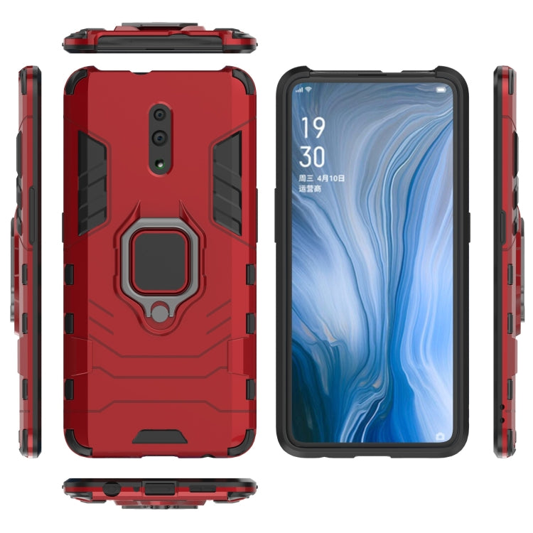 PC + TPU Shockproof Protective Case with Magnetic Ring Holder for OPPO Reno