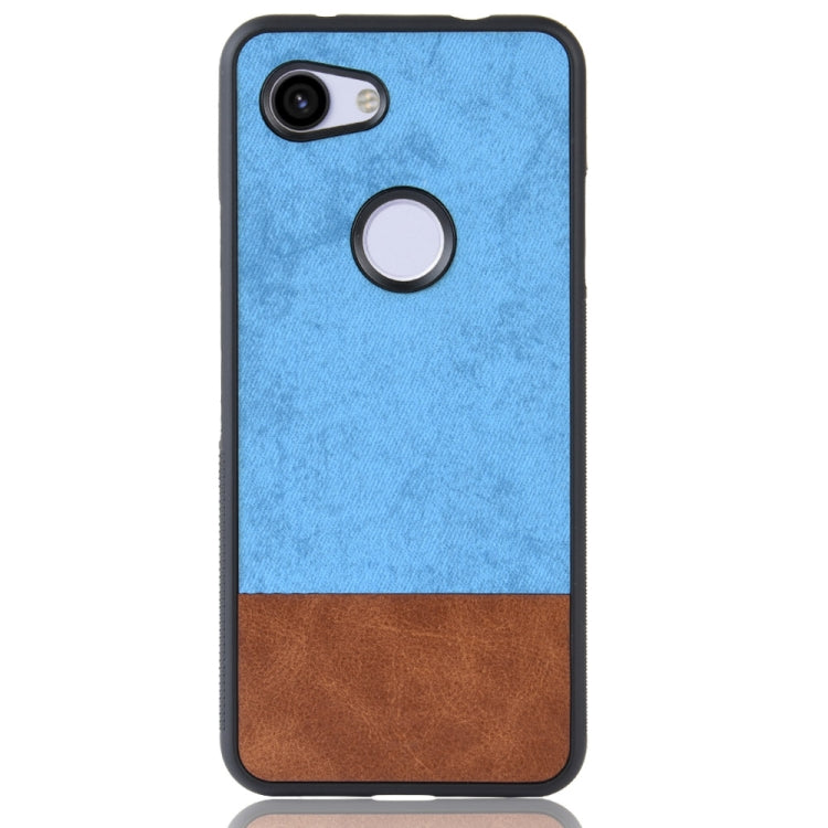 Shockproof Color Matching Denim PC + PU + TPU Protective Case For Google Pixel 3a XL