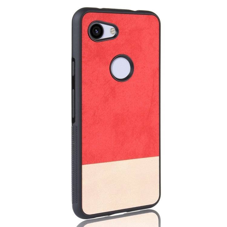 Shockproof Color Matching Denim PC + PU + TPU Protective Case For Google Pixel 3a XL
