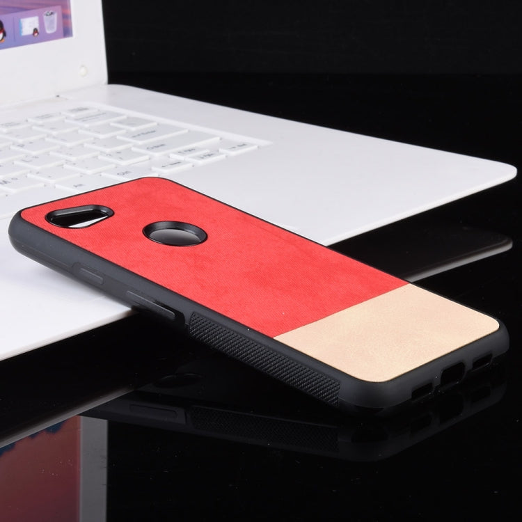 Shockproof Color Matching Denim PC + PU + TPU Protective Case For Google Pixel 3a XL