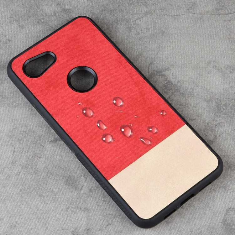 Shockproof Color Matching Denim PC + PU + TPU Protective Case For Google Pixel 3a XL