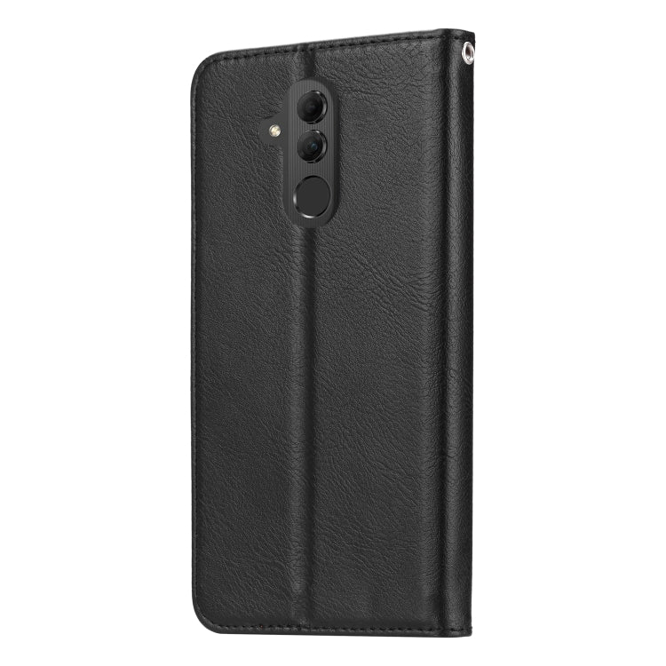 Knead Skin Texture Horizontal Flip Leather Case for Huawei Mate 20 Lite, with Photo Frame & Holder & Card Slots & Wallet