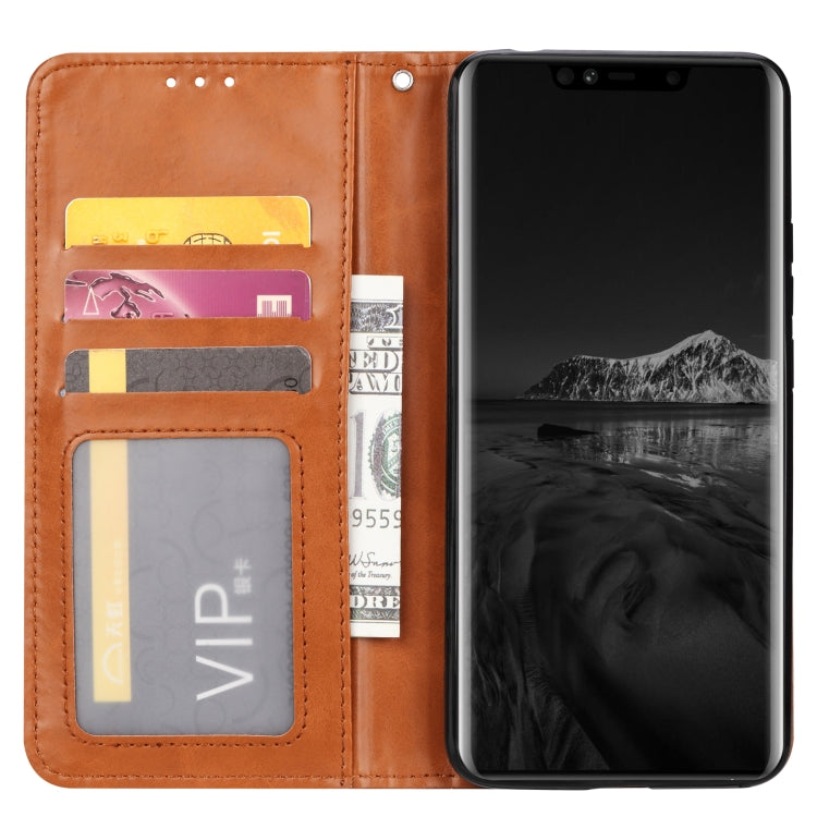 Knead Skin Texture Horizontal Flip Leather Case for Huawei Mate 20 Pro, with Photo Frame & Holder & Card Slots & Wallet
