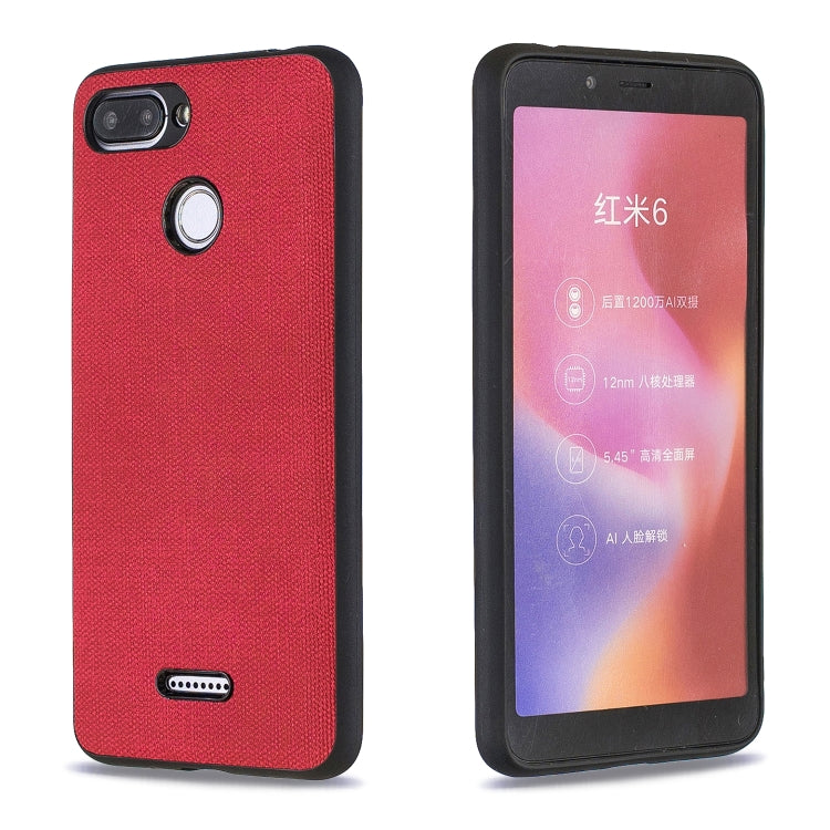 Shockproof Matching Denim PC + PU + TPU Protective Case for Xiaomi Redmi 6A