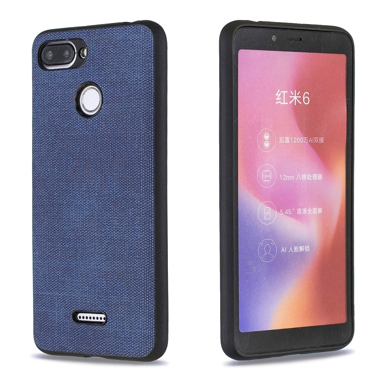 Shockproof Matching Denim PC + PU + TPU Protective Case for Xiaomi Redmi 6A