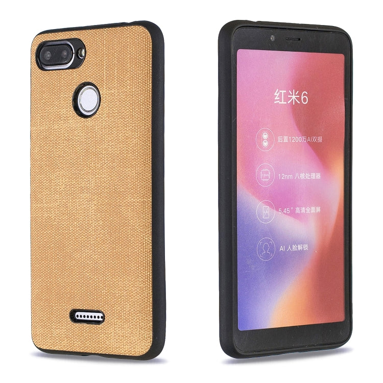 Shockproof Matching Denim PC + PU + TPU Protective Case for Xiaomi Redmi 6A