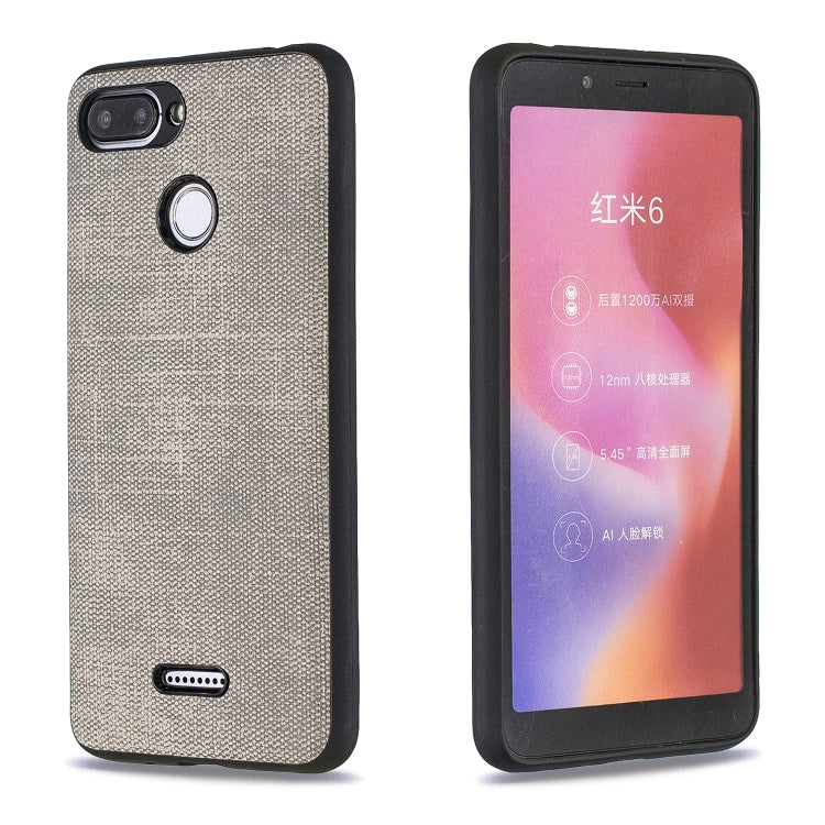 Shockproof Matching Denim PC + PU + TPU Protective Case for Xiaomi Redmi 6A