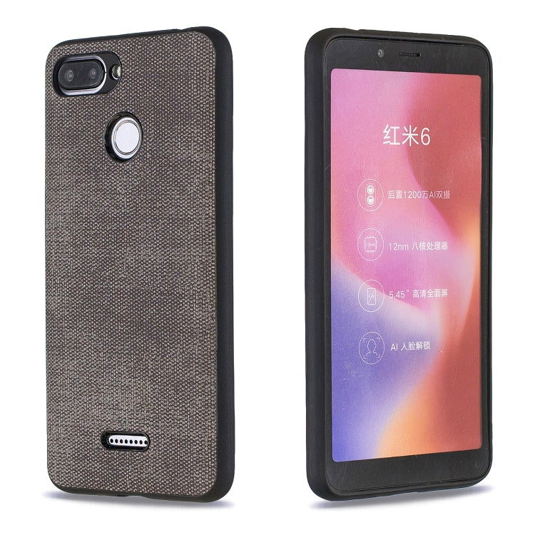 Shockproof Matching Denim PC + PU + TPU Protective Case for Xiaomi Redmi 6A