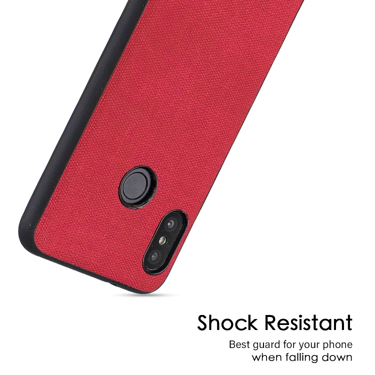 Shockproof Matching Denim PC + PU + TPU Protective Case for Xiaomi Redmi Note 6 Pro
