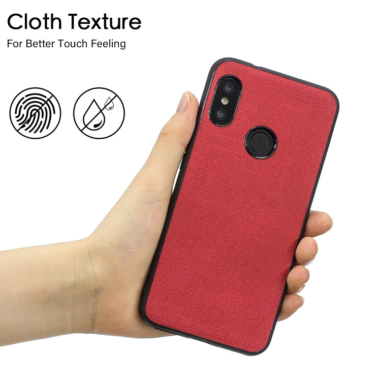 Shockproof Matching Denim PC + PU + TPU Protective Case for Xiaomi Redmi Note 6 Pro