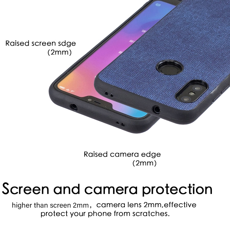 Shockproof Matching Denim PC + PU + TPU Protective Case for Xiaomi Redmi Note 6 Pro