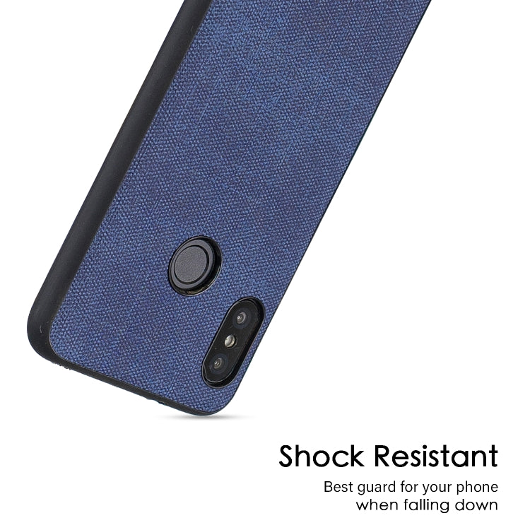 Shockproof Matching Denim PC + PU + TPU Protective Case for Xiaomi Redmi Note 6 Pro
