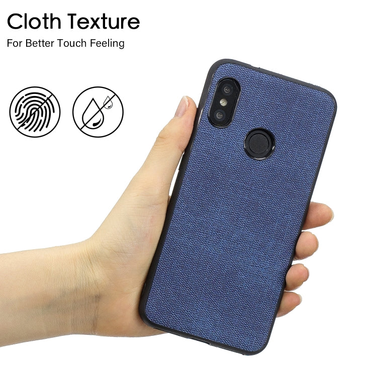 Shockproof Matching Denim PC + PU + TPU Protective Case for Xiaomi Redmi Note 6 Pro
